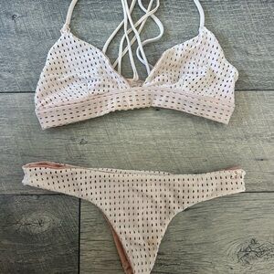 Acacia Swimwear Peach Bikini Set